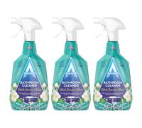 Astonish White Jasmine & Basil Bathroom Cleaner Spray, Cruelty-free, Vegan, 3 x 750ml