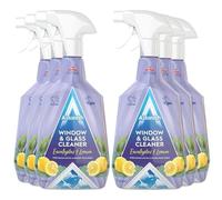 Astonish Window & Glass Cleaner 750ml Pack of 6 Streak-Free Shine, Sparkling Finish - Powerful Spray for Windows, Mirrors, Glass Tables, Shower Screens, Home & Office Cleaning