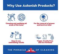 Astonish Zesty Lemon Scented Kitchen Cleaner 3 Pack All Purpose Clean