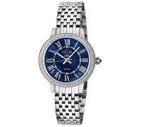 Astor III MOP Dial Swiss Quartz Stainless Steel Diamond Watch GV2 Blue One Size