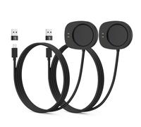 Astorgos 2 Pack Type C Charging Dock for Amazfit T-Rex 3/3 Pro/Balance 1/2/Helio Strap, Magnetic Charger with 3.3FT/1M Charging Cable and USB C to USB Adapters