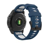 Astorgos 22mm Watch Strap Compatible with Garmin Fenix 7/7 Pro/6/6 Pro/5/5 Plus/Forerunner 965/955/945/Instinct Solar/Instinct 2, Quick Release Watch Strap Waterproof Sport Wristband, Blue/White