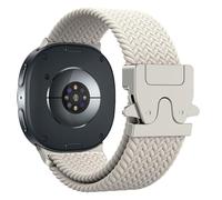 Astorgos Braided Band for Samsung Galaxy Watch 8 Band 40mm 44mm/Galaxy Watch 8 Classic 46mm, Parachute Buckle Elastic Nylon Sport Strap Wristband for Men Women, Starlight