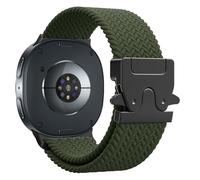 Astorgos Braided Band for Samsung Galaxy Watch 8 Band 40mm 44mm/Galaxy Watch 8 Classic 46mm, Parachute Buckle Elastic Nylon Sport Strap Wristband for Men Women, Army Green