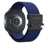 Astorgos Braided Band for Samsung Galaxy Watch 8 Band 40mm 44mm/Galaxy Watch 8 Classic 46mm, Parachute Buckle Elastic Nylon Sport Strap Wristband for Men Women, Midnight Blue