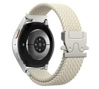 Astorgos Braided Strap for Samsung Galaxy Watch 7 6 5 4 FE 40mm 44mm/Watch 6 4 Classic 43mm 47mm 42mm 46mm/5 Pro 45mm/3 41mm/Active 2, 20mm Parachute Buckle Stretchy Nylon Sport Band for Men Women, SL