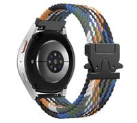 Astorgos Braided Strap for Samsung Galaxy Watch 7 6 5 4 FE 40mm 44mm/Watch 6 4 Classic 43mm 47mm 42mm 46mm/5 Pro 45mm/3 41mm/Active 2, 20mm Parachute Buckle Stretchy Nylon Sport Band for Men Women, CB