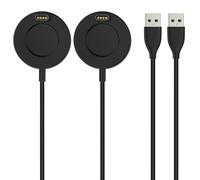 Astorgos Charger Compatible with Garmin Watch, USB A Charging Dock Cable for Vivoactive 6/5, Fenix 8/7/6/5, Forerunner 970/570/265, Venu 4/3s, Charger Cable with 3.3 ft/1 m, Black, 2 Pack