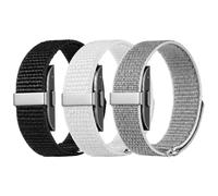 Astorgos Loop Bands Compatible with Hume Health Band 1.0, 3Pack, Bk+Ssl+Wht