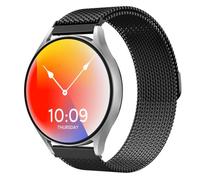 Astorgos Mesh Band Compatible with Samsung Galaxy Watch 7 6 5 4 FE 40mm 44mm/6 4 Classic 43mm 47mm 42mm 46mm/5 Pro 45mm, Metal Mesh Stainless Steel Magnetic Adjustable Strap for Men Women, Black
