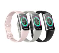 Astorgos Slim Sport Straps Compatible with Fitbit Charge 6/Charge 5, 3 Pack