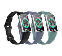 Astorgos Slim Sport Straps Compatible with Fitbit Charge 6/Charge 5, 3 Pack
