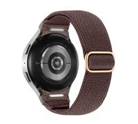 Astorgos Stretchy Strap Compatible with Samsung Galaxy Watch 7 6 5 4 FE Strap 40mm 44mm/Watch 6 4 Classic 43mm 47mm/5 Pro 45mm, No Gap One Click Elastic Nylon Sport Band for Women Men, Smoky Purple