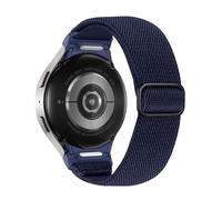 Astorgos Stretchy Strap Compatible with Samsung Galaxy Watch 7 6 5 4 FE Strap 40mm 44mm/Watch 6 4 Classic 43mm 47mm/5 Pro 45mm, No Gap One Click Elastic Nylon Sport Band for Women Men, Midnight Blue