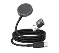 Astorgos USB -C & USB-A Magnetic Charging Dock Stand Compatible with Samsung Galaxy Watch, Portable 3.3FT Safe Charging Cable Replacement for Watch 8/7/Ultra/6/6 Classic/5/5 Pro/4/4 Classic/3/Active 2