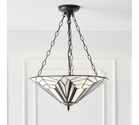 astoria large 3 lights inverted pendant light in dark bronze