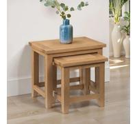 Astoria Oak Nest of Tables - Set of 2