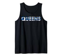 Astoria Queens Greek Flag Suitable for Men Women. Tank Top