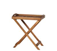 Astoria Tray with Legs 60x40x70 cm Oiled Acacia Wood Natural Folding Table