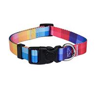 ASTORPET Adjustable Dog Collar, Soft and Durable for Small, Medium and Large Dogs, Buckle with Safety Clasp, Twin Model - Small