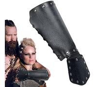 astound Medieval Arm Gauntlets - Feather Wrist and Hand Bracer | Style Costume to Make Roles for Show, Parties, Fairy Tales Events for Men, Boys, Teens(Single Brace)