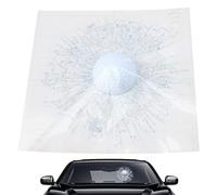 astound Prank Tricky Window Stickers - Tricky Simulation Ball Hits Sticker for Cars | Creative Ball Hits Sticker Window Decal Simulation Auto Waterproof Adhesive Decal for Car