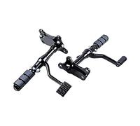Astra Depot Black Forward Controls Foot Pegs Footrest Compatible For Harley Davidson Sportster 883 1200 XLH XL '91-03