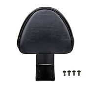 Astra Depot Black Synthetic Leather Rear Passenger Backrest Sissy Bar Pad Compatible with Kingpin Cross Country Victory Zach Ness Vegas High-Ball 8-Ball