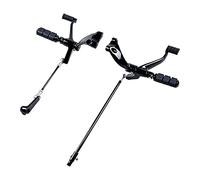 Astra Depot Forward Controls Pegs Levers Linkages Compatible with Harley Sportster XL 1200 883 2014-2022 (Black)