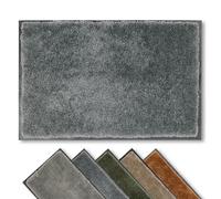 Astra Door Mat Non-Slip Indoor - Sustainable Dirt Trapper Mat Soft - Runner Hallway Washable by Hand - Easy Care Door Mat - Doormat Anthracite 40 x 60 cm