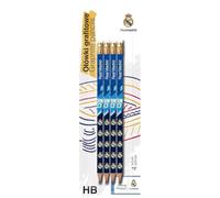 ASTRA Real Madrid Pencils, Wood, 4 Pieces