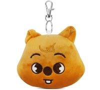 AstraFable Cute Plush Keychain, 10cm Soft Stuffed Animal Keyring, Mini Plush Bag Charm Pendant, Gift for Friends (Brown Bear)