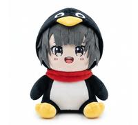 AstraFable Gugu Gagaga Cute Little Penguin Plush Toy, Adorable Cartoon Penguin Stuffed Animal Doll, Ultra-Soft Fluffy Plushie for Fans, for Girls Boys
