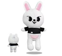 AstraFable White Rabbit Plush, 25cm Cute Soft Stuffed Animal Doll, Mini Plush Figure for Room Decor, Collectible Gift for All Ages