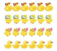 AstraGlam 24PCS Anti Slip Bathtub Stickers with Duck Design - Self-Adhesive Shower Safety Decals Non-Slip Bath Mats for Kids Bathroom & Bathtub Surface