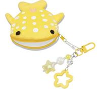 AstraGlam Cute Keychain Whale Shark Coin Purse Bag Charm, Kawaii Plush Change Purse with Zipper Aesthetic Key Chain Handmade Small Purse, Stylish Accessory for Daily Use or Gift Giving
