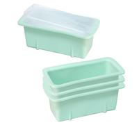 AstraGlam Large Silicone Ice Cube Tray, Set of 4, Durable 1 Kg Ice Cubes, Ideal for Ice Bath and Cooling Applications, Easy to Remove, Versatile Use