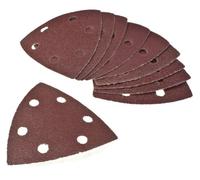 Astral Agencies 90mm Hook and Loop Backed Delta Triangle Sander Sandpaper Pads Sheets - 10 pc (Includes Very Fine, Fine, Medium, Coarse and Very Coarse Grade Pads)