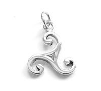 Astral Aspects Sterling Silver Celtic Triskele Pendant