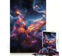 Astral Butterfly Effect Jigsaw Puzzles 1000 Pieces for Adults Cognitive Train Vivid Hue Pattern Assemble (50x75cm)