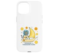 Astral Cat Sailing Through Suns Case for iPhone 15