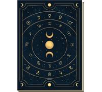 Astral Tarot Zodiac Journal 160-Page Lined Notebook by Lo Scarabeo