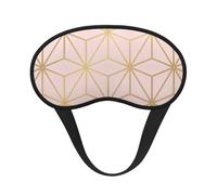 Astral Metallic Blush Pink Gold, Full Eye Covers Light Blocking Eye Masks Blackout Sleep Eye Muffs
