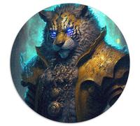 Astral Sorcerer Tigers Puzzles 1000 Pieces for Adults Impossible Jigsaw Puzzles for Adults for Birthdays And Holidays 67.5x67.5cm