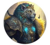 Astral Sorcerer Tigers Puzzles 1000 Pieces for Adults Impossible Jigsaw Puzzles for Adults for Birthdays And Holidays 67.5x67.5cm
