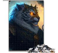 Astral Sorcerer Tigers Puzzles for Adults Teens 1000 Pieces, Family Activity Fun at Home Activities, Birthday Present,Travel Gifts (50x75cm)