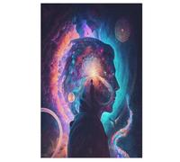 Astral Travel Digital Prints 1000 Piece Jigsaw Puzzle- Brain Teaser Game for Adults & Children - Educational Activities Wooden Jigsaws （78×53cm）