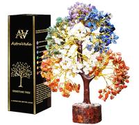 AstraVeda 500 Bead 7 Chakra Tree of Life, Feng Shui Tree, Meditation Gift, Crystals and Stones
