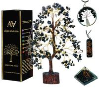 AstraVeda Black Tourmaline Tree, Crystal Tree, Tree of Life, Chakra Tree, Feng Shui Tree, Healing Crystal, Gemstone Tree, Crystal Gifts, Healing Stones, Spiritual Gift