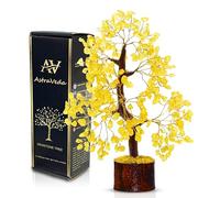 AstraVeda Citrine Tree, Tree of Life, Crystal Tree, Feng Shui Tree, Positive Energy Tree, Meditation Gift, Crystals and Stones, Spiritual Items, 300 Bead